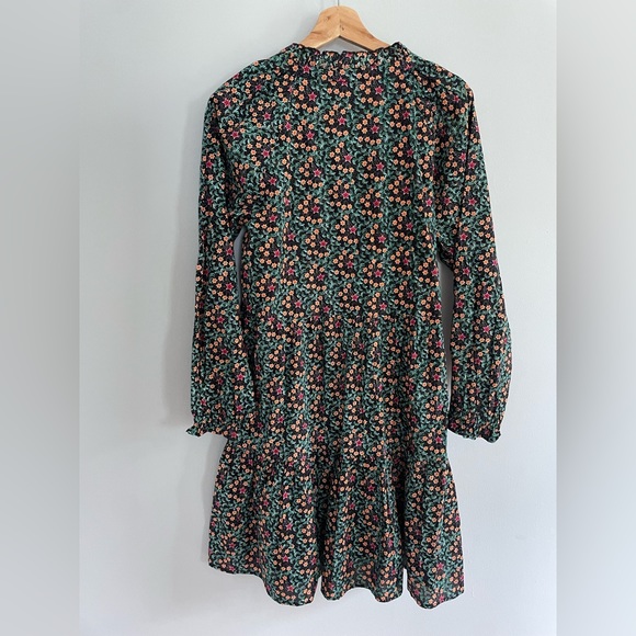 Roller Rabbit Women’s Moon Star Print Long Sleeve Dress Tassel Size M - Picture 4 of 4